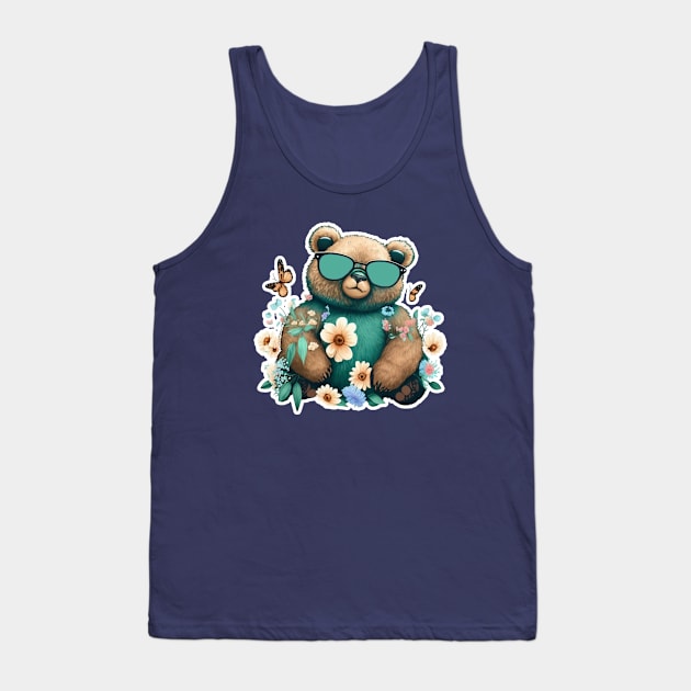 A Cool Bear Tank Top by Zoo state of mind